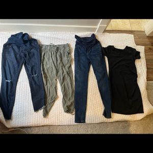 Pinkblush and Jessica Simpson maternity clothes.